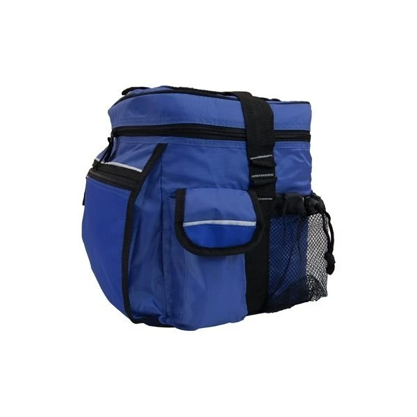 Polyester Sport Zipper 24 Cans Insulated Promotional Cooler Bag