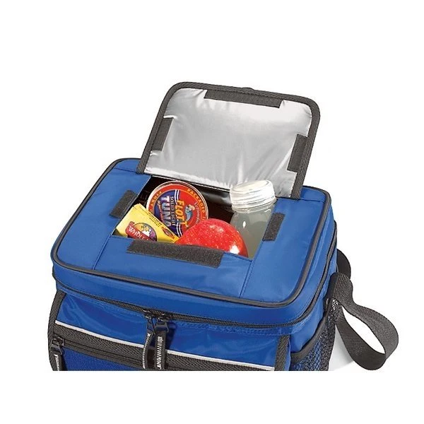 Polyester Sport Zipper 24 Cans Insulated Promotional Cooler Bag