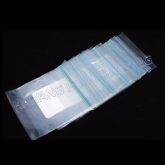 LDPE Double Zipper Color Zipper Heavy Duty Grip Seal Zipper Ziploc Ziplock Snack Gallon/ Quart /Freezer /Sandwich Bag Food Storage Bag