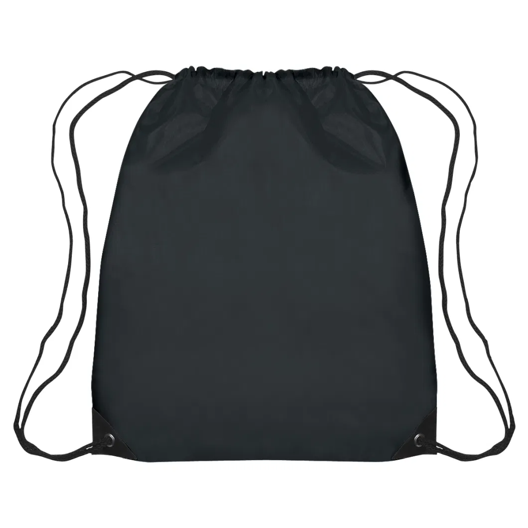 Custom Polyester Draw String Bag Knapsack Drawstring Backpacks Sports Bags