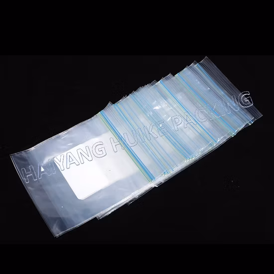 LDPE Double Zipper Color Zipper Heavy Duty Grip Seal Zipper Ziploc Ziplock Snack Gallon/ Quart /Freezer /Sandwich Bag Food Storage Bag