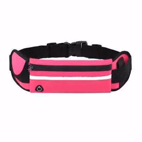 Promotional Super Light Weight 210t Polyester Belt Wrist Cross Body Nylon Running Fanny Pack Gym Waist Bag